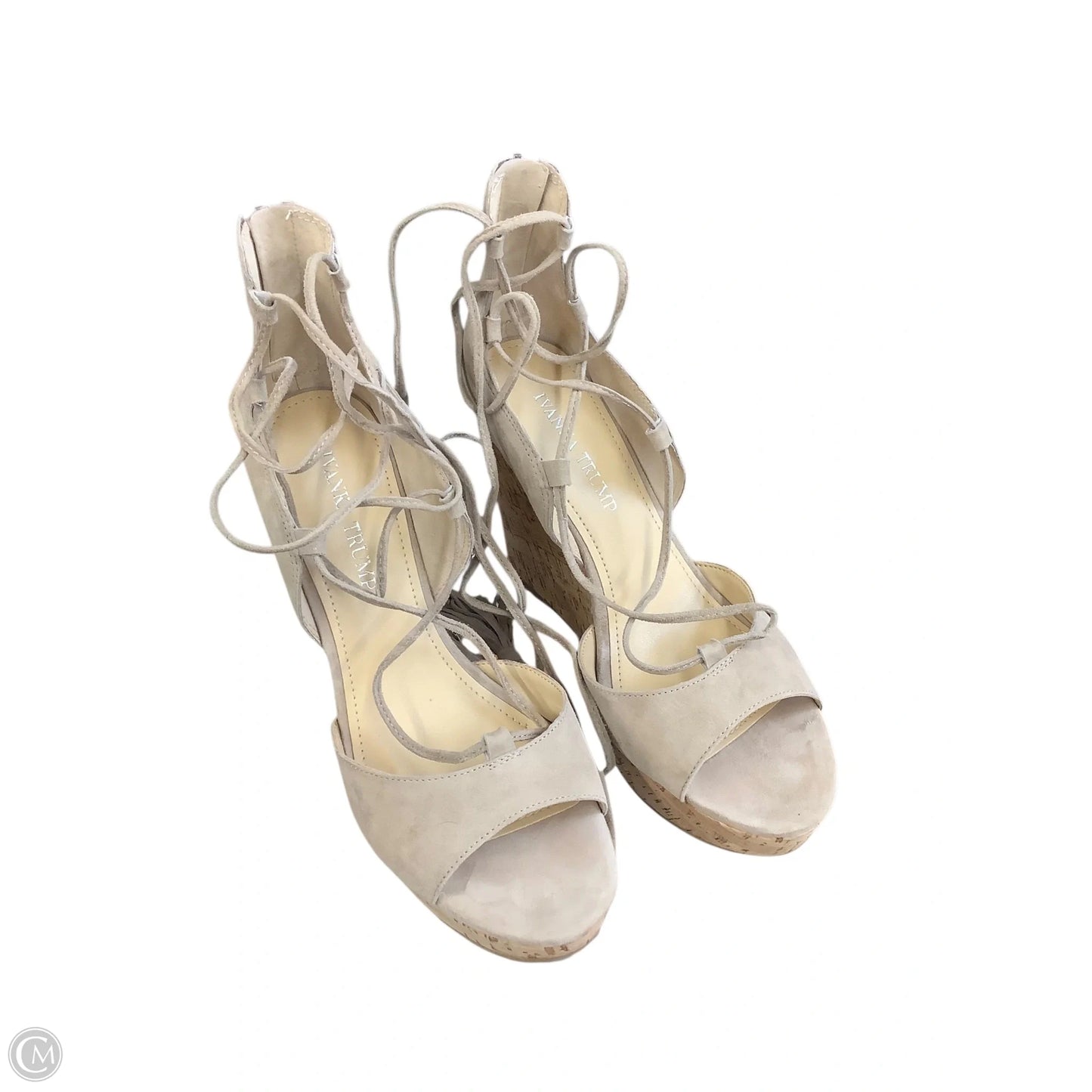 Shoes Heels Wedge By Ivanka Trump In Tan, Size: 9