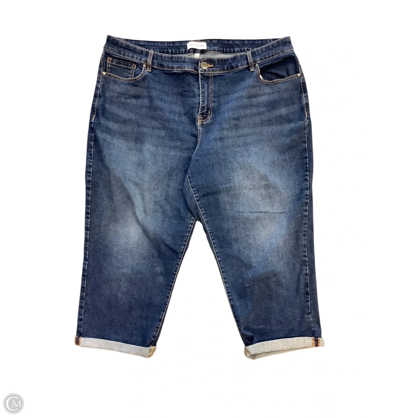 Jeans Straight Capri By Lane Bryant In Blue, Size: 20