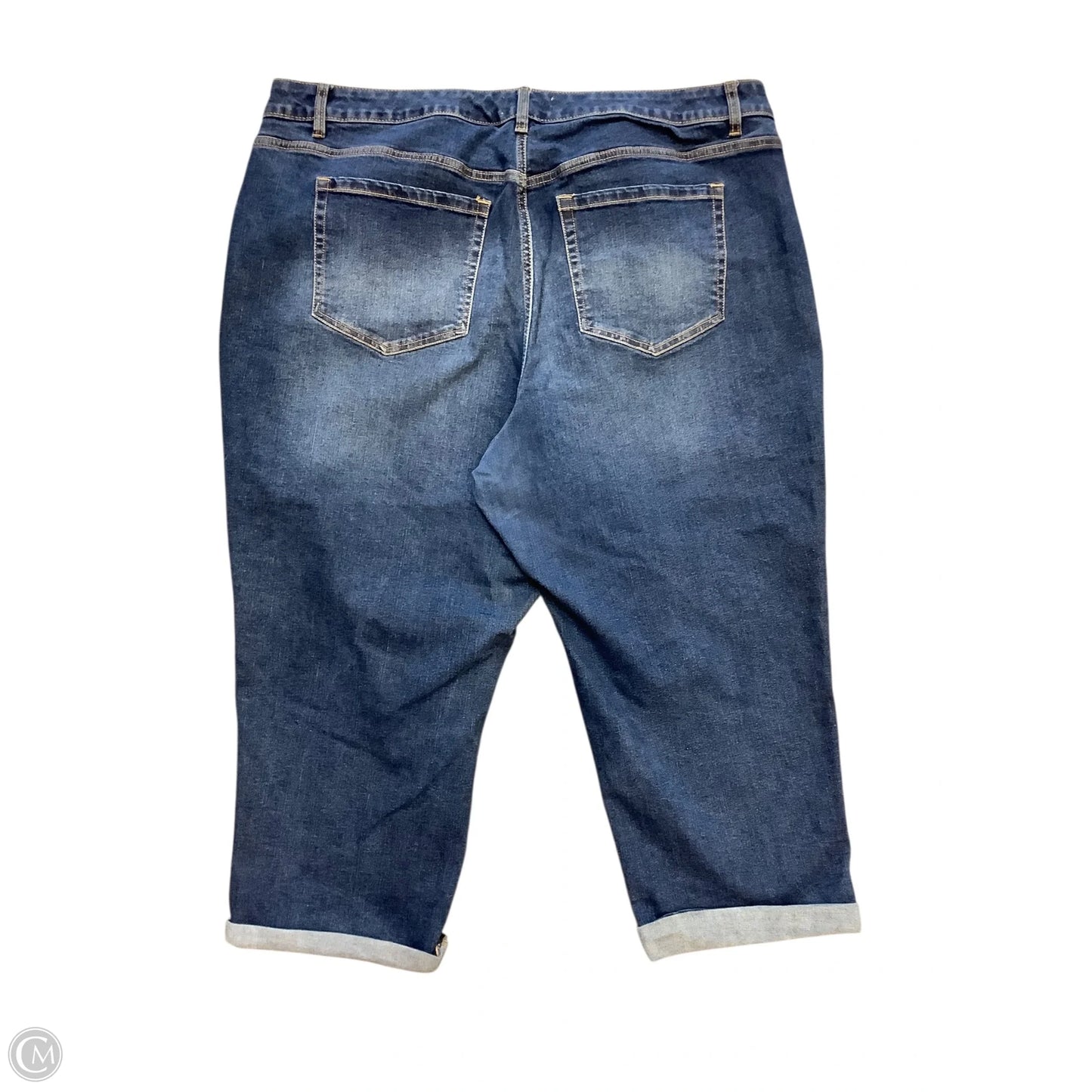 Jeans Straight Capri By Lane Bryant In Blue, Size: 20