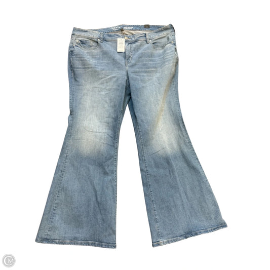 Jeans Flared By Torrid In Blue Denim, Size: 20