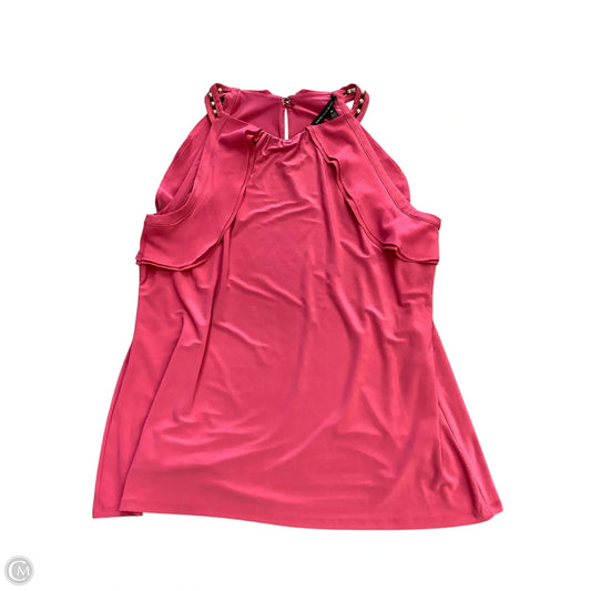 Blouse Sleeveless By White House Black Market In Pink, Size: M