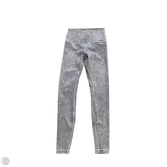 Athletic Leggings By Lululemon In Grey, Size: S