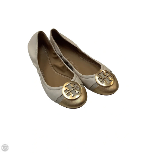 Shoes Designer By Tory Burch In Cream, Size: 8