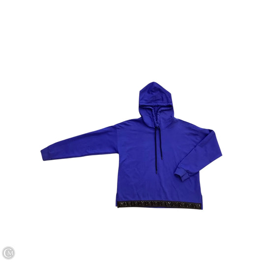 Sweatshirt Hoodie By Michael By Michael Kors In Blue, Size: M