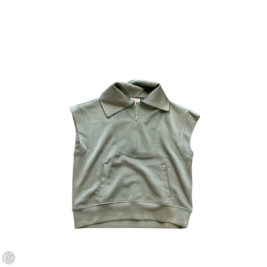 Athletic Sweatshirt Crewneck By Cmc In Green, Size: M