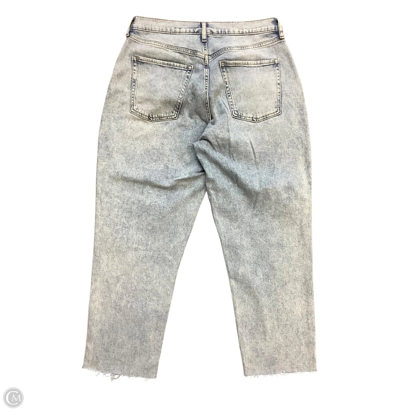 Jeans Straight By Old Navy In Blue Denim, Size: 14