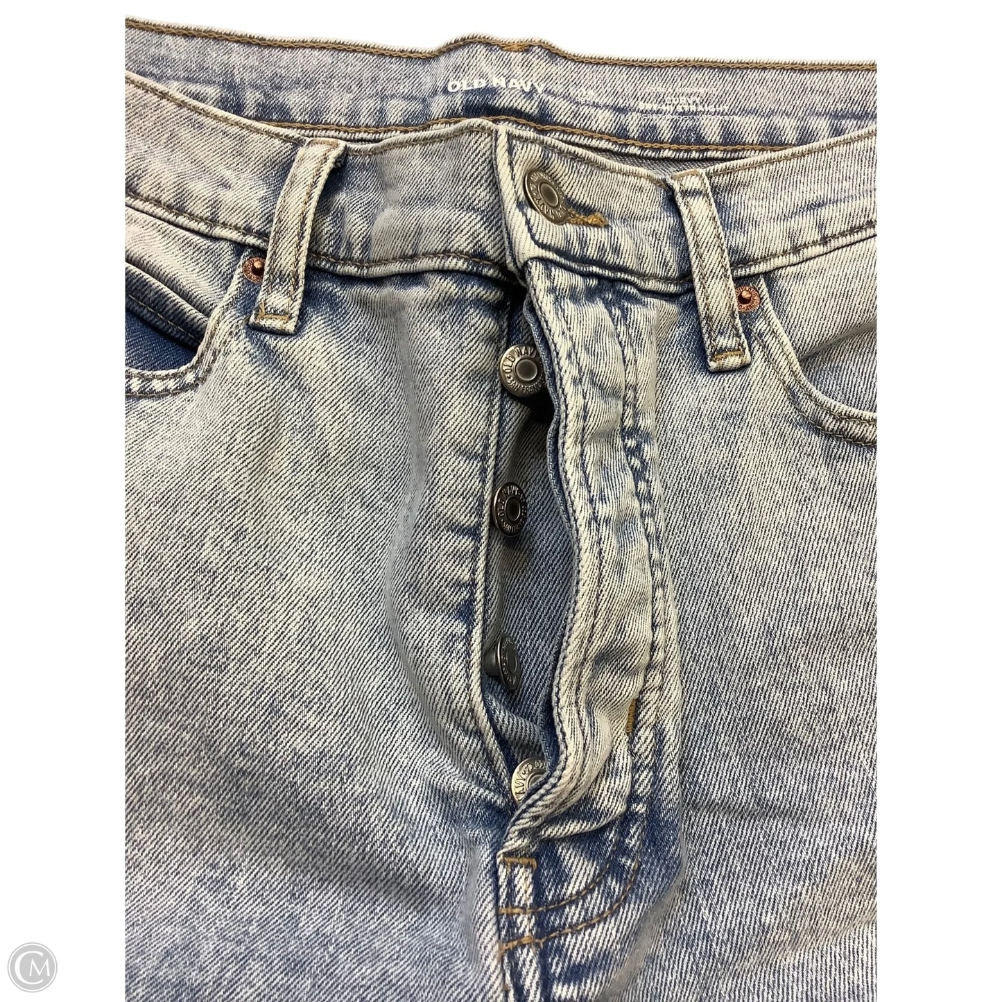 Jeans Straight By Old Navy In Blue Denim, Size: 14