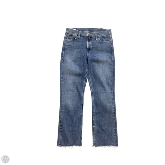 Jeans Straight By Mother In Blue Denim, Size: 10 (30)