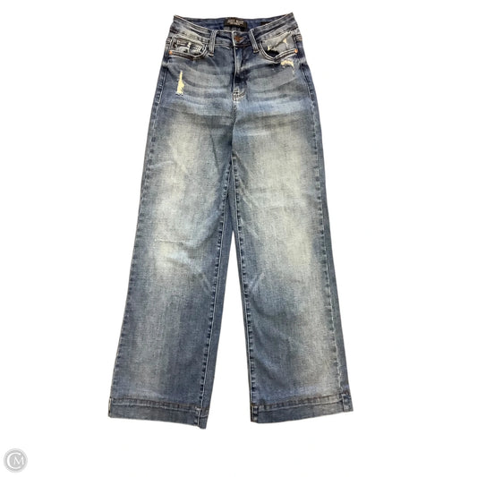 Jeans Flared By Judy Blue In Blue Denim, Size: 4(3/26)