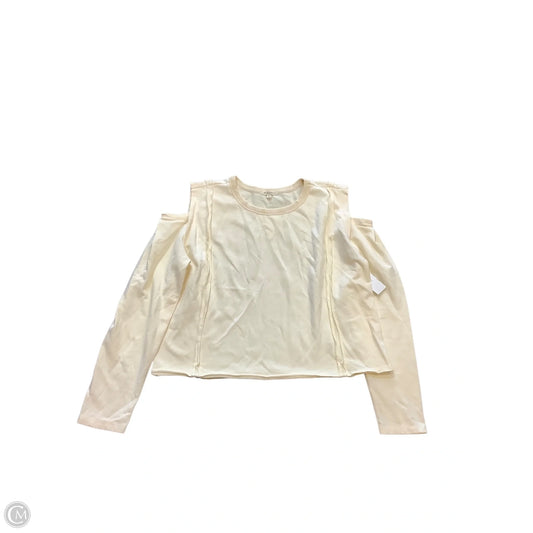 Sweatshirt Crewneck By Oli & Hali In Cream, Size: L
