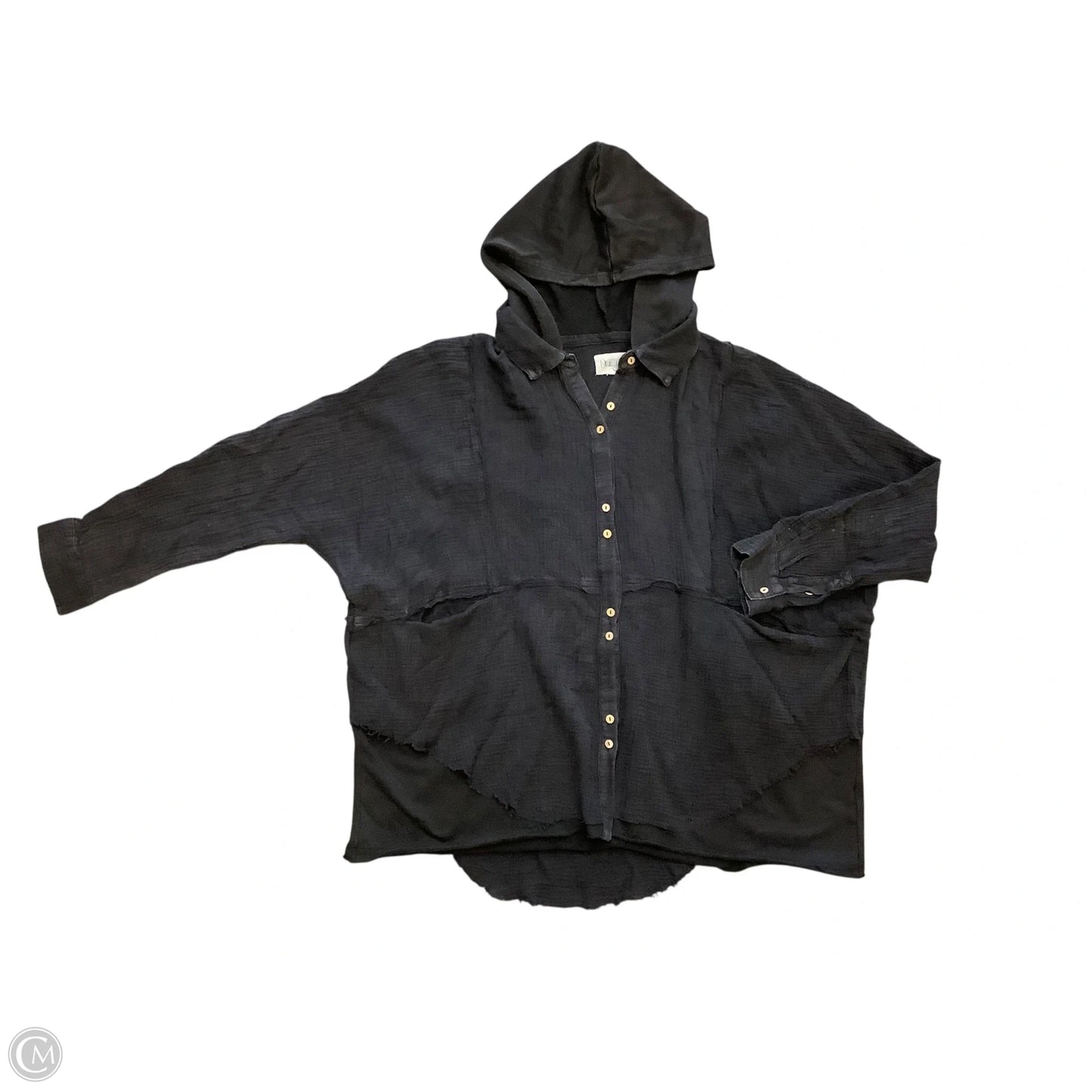 Top Long Sleeve By Oli & Hali In Black, Size: M