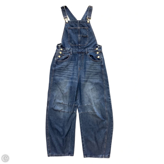Overalls By Clothes Mentor In Blue Denim, Size: M