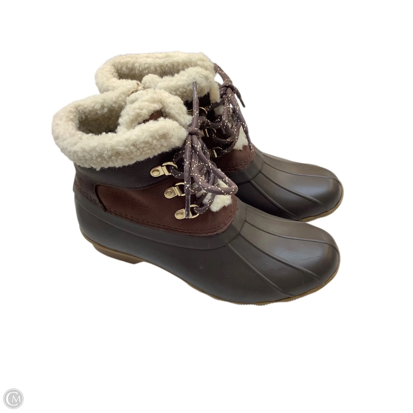 Boots Snow By Sperry In Brown, Size: 8