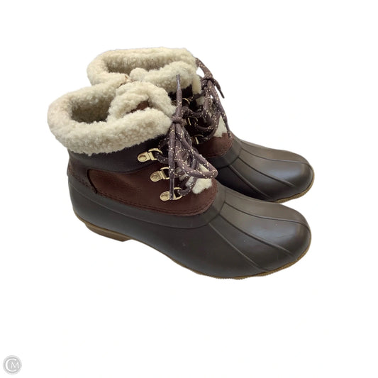 Boots Snow By Sperry In Brown, Size: 8