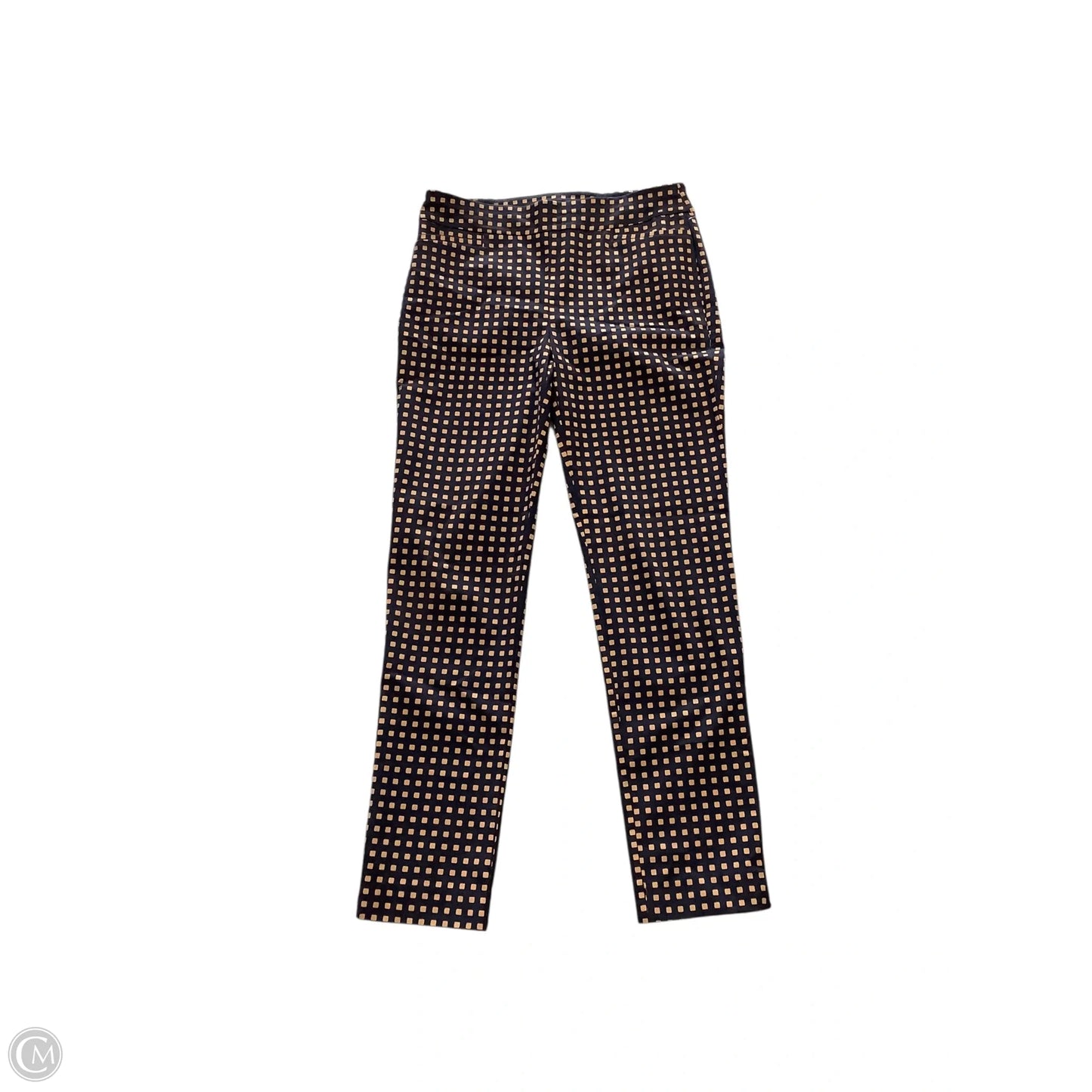 Pants Dress By Chicos In Blue & Brown, Size: 6l