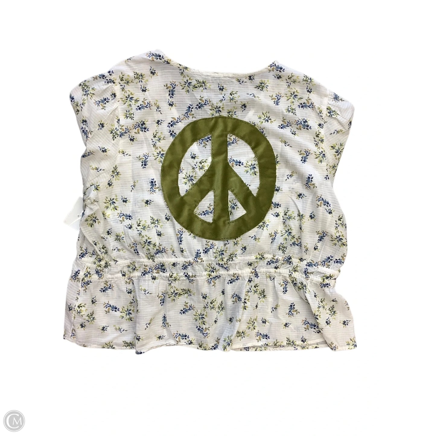 Top Long Sleeve By Cmc In White, Size: M