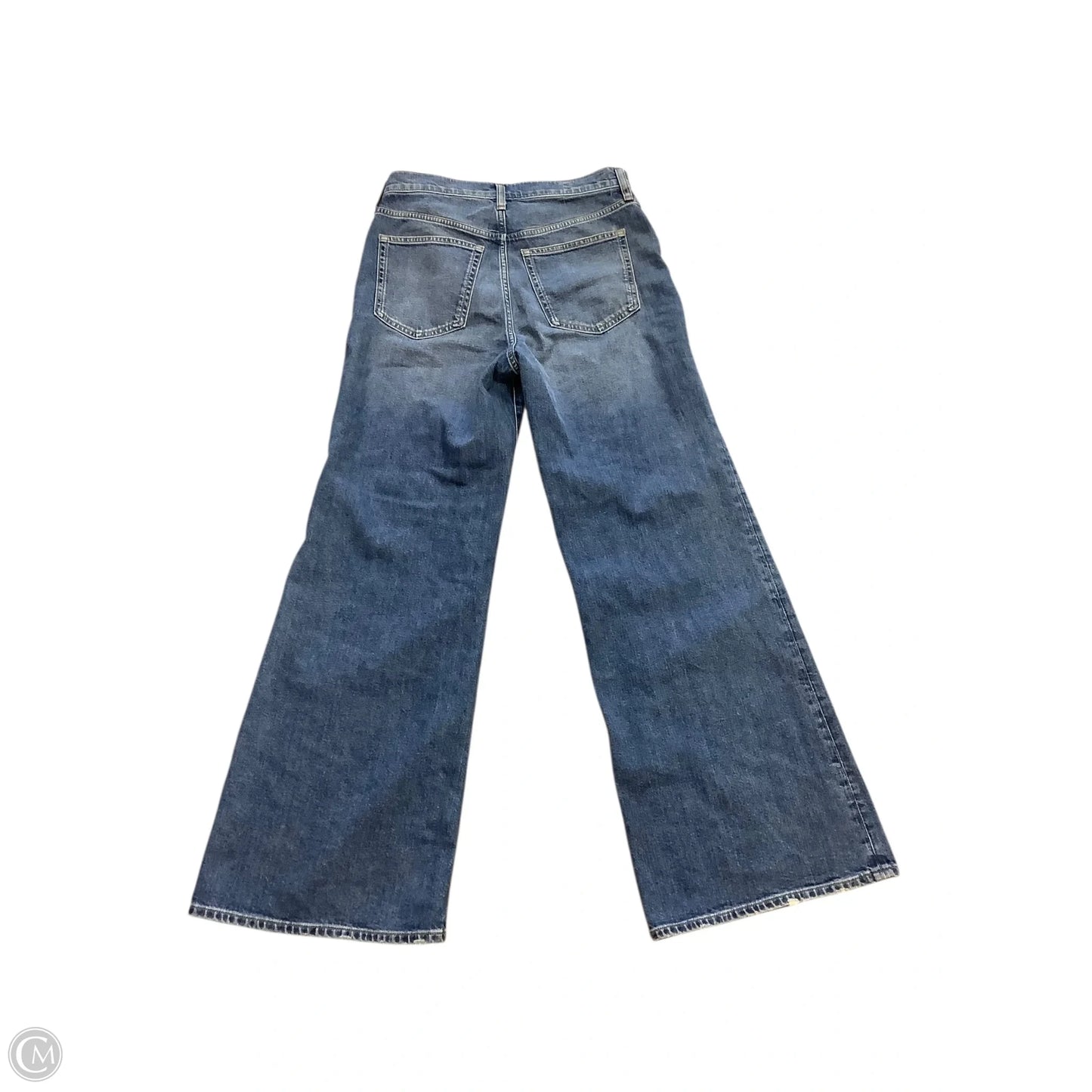 Jeans Wide Leg By J. Crew In Blue Denim, Size: 6