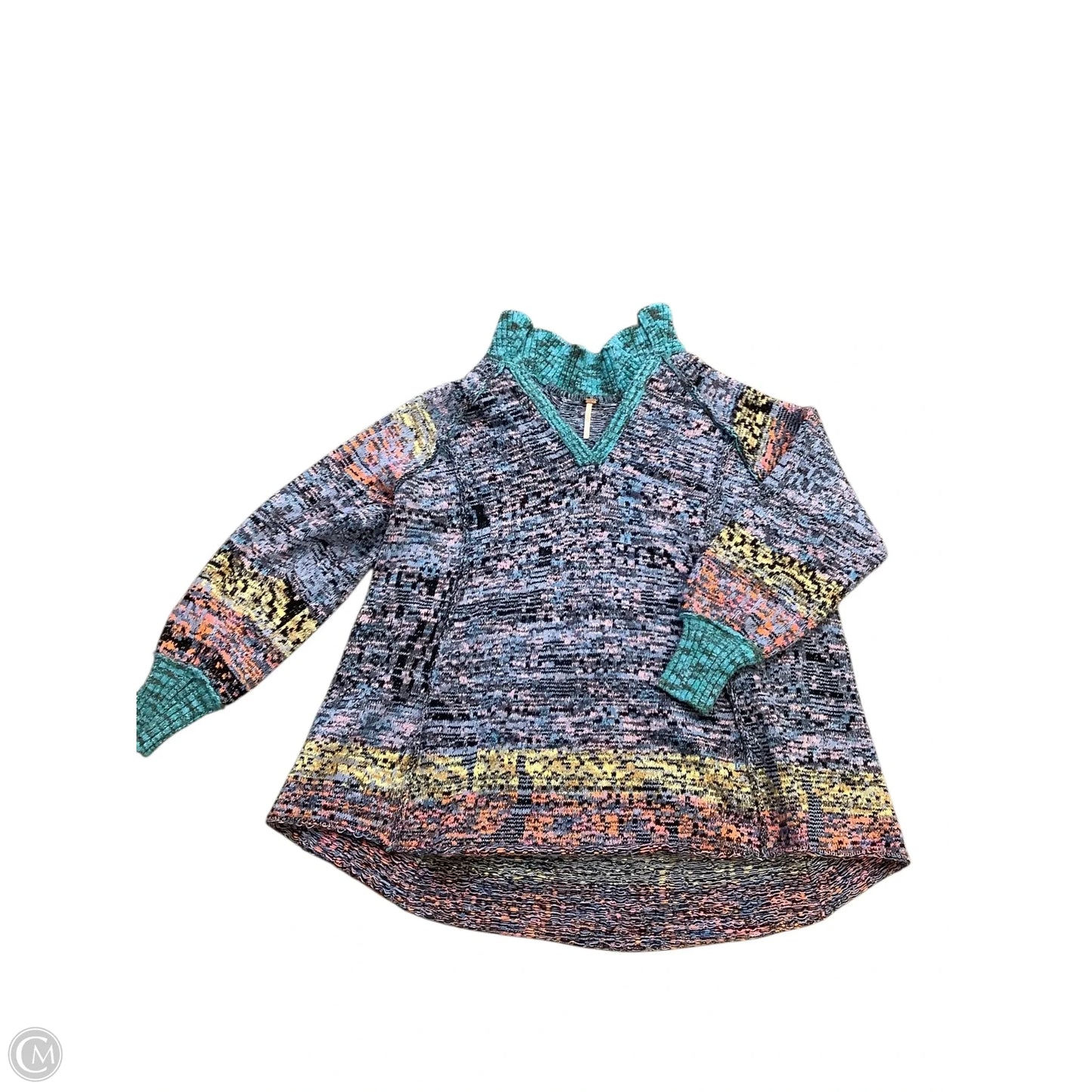 Sweater By Free People In Blue & Purple, Size: M