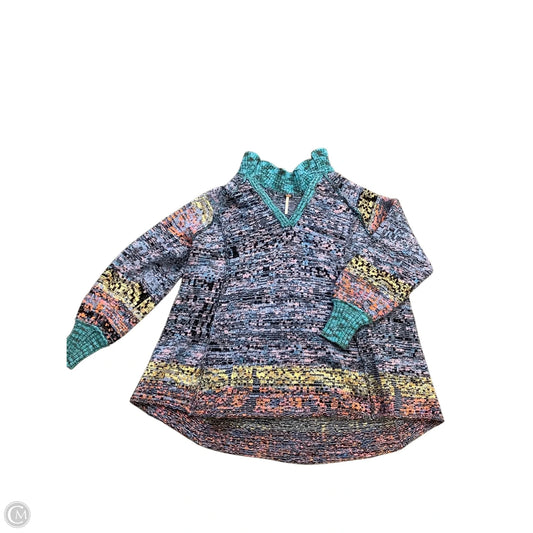 Sweater By Free People In Blue & Purple, Size: M