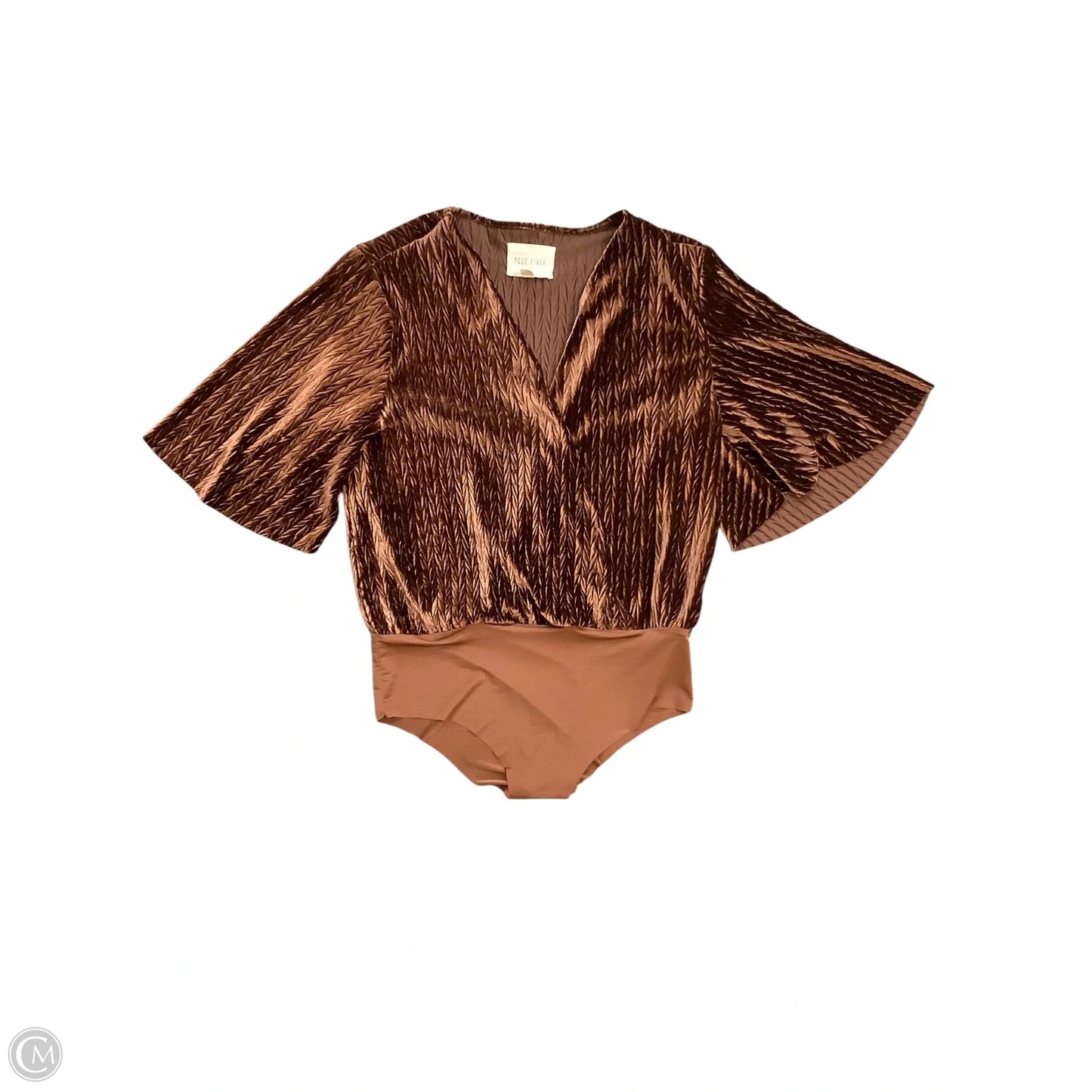 Bodysuit By Moon River In Brown, Size: M