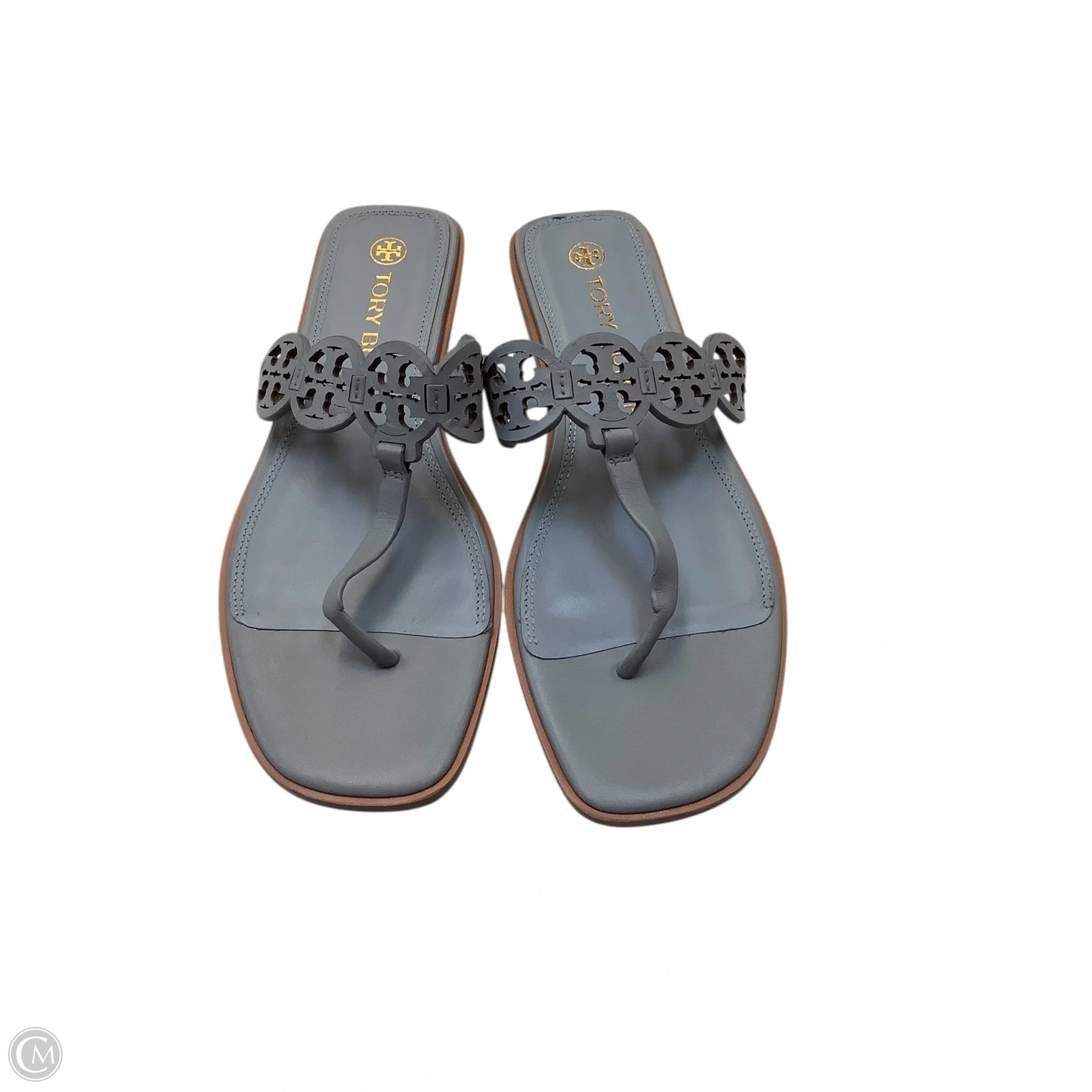 Sandals Designer By Tory Burch In Blue, Size: 10