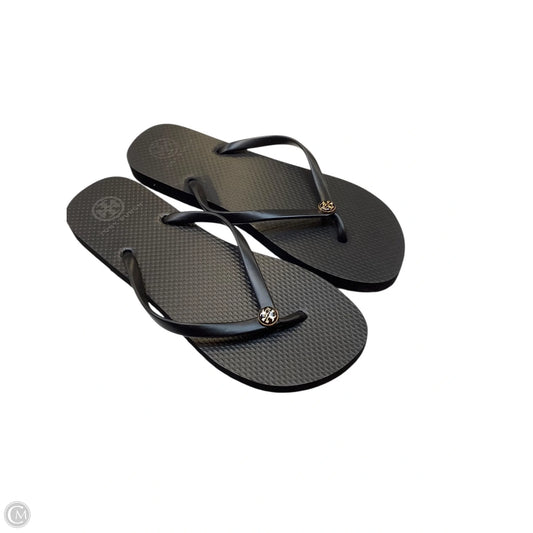 Sandals Designer By Tory Burch In Black, Size: 10