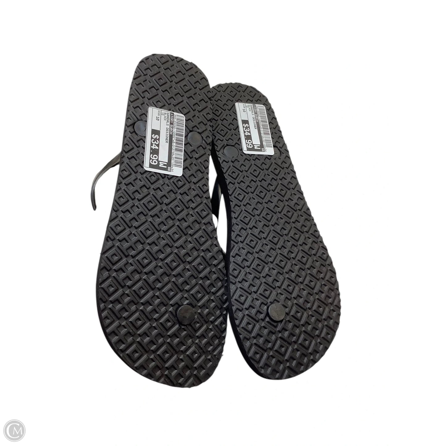 Sandals Designer By Tory Burch In Black, Size: 10