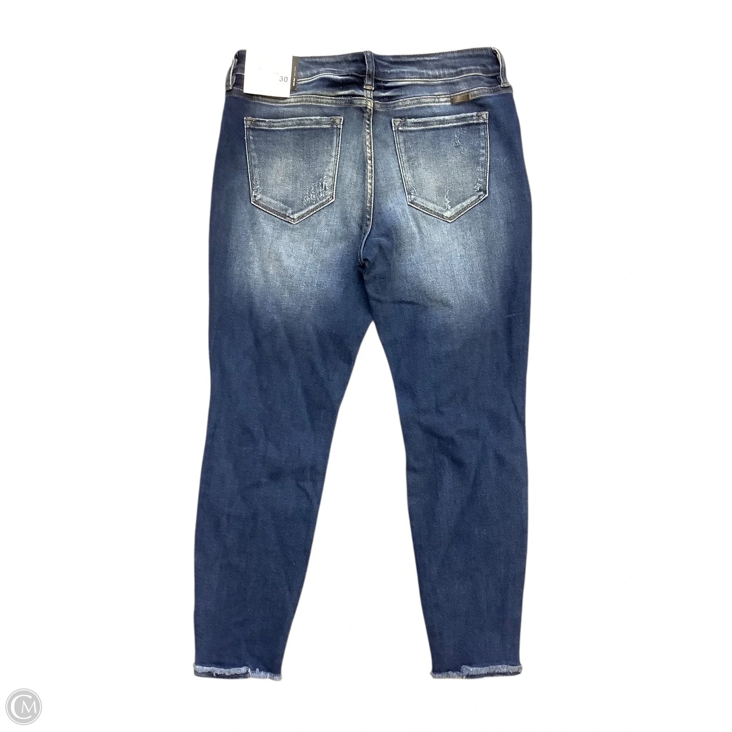 Jeans Skinny By Kancan In Blue Denim, Size: 12(13/30)