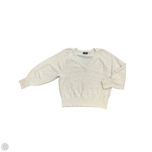 Sweater Designer By Karl Lagerfeld In Cream, Size: M
