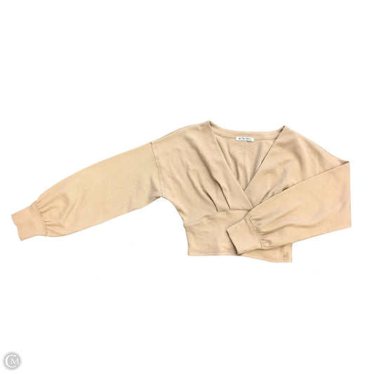 Top Long Sleeve By We The Free In Tan, Size: L