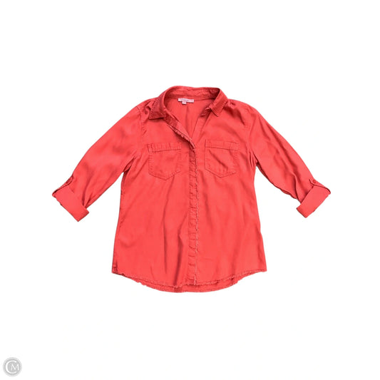Top Long Sleeve By Chicos In Red, Size: 6