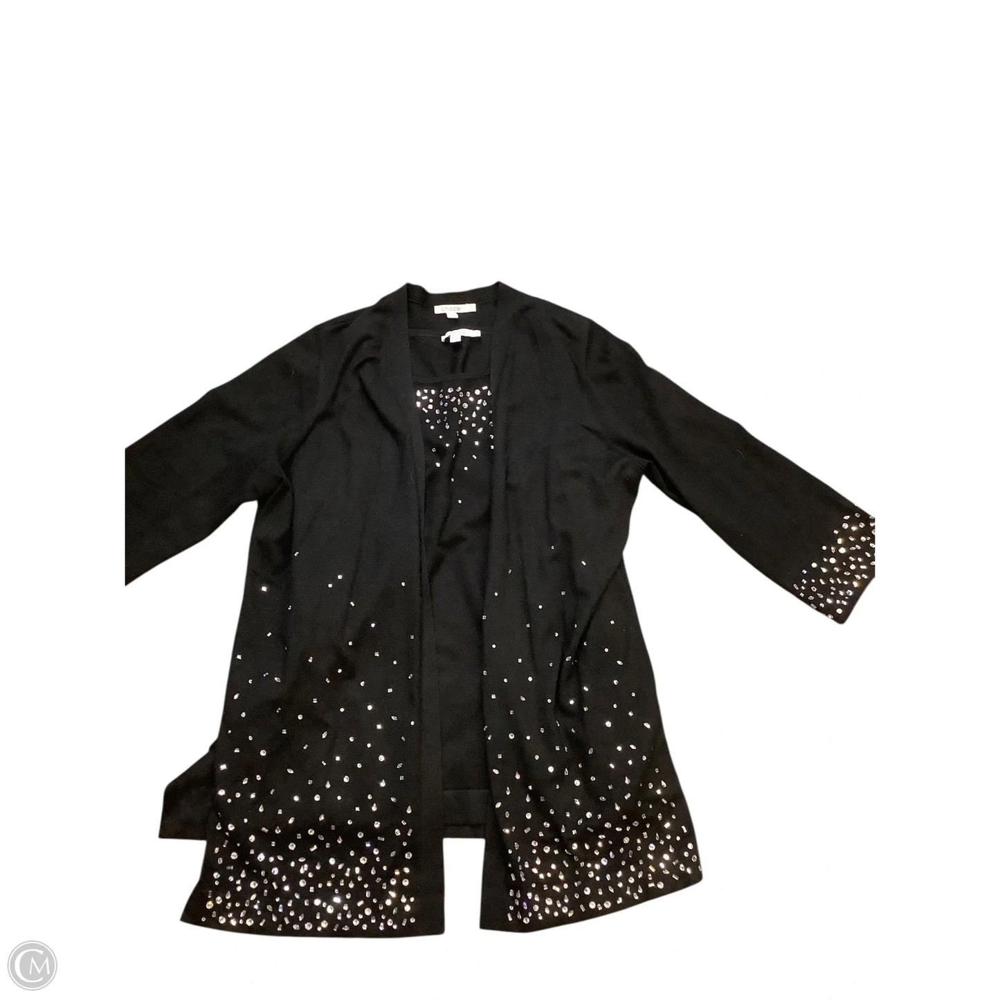 Sweater 2pc By Chicos In Black, Size: L
