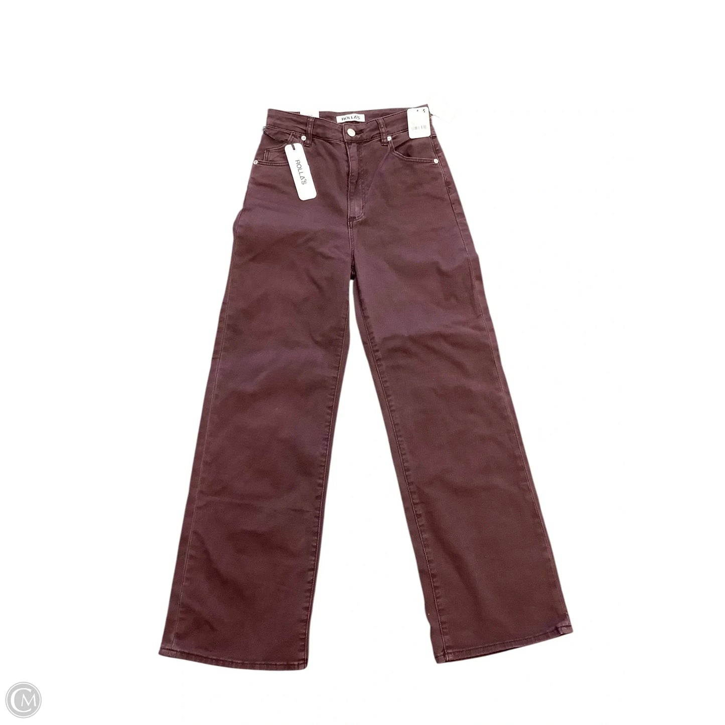 Jeans Wide Leg By Rollas In Purple/brown Denim, Size: 2
