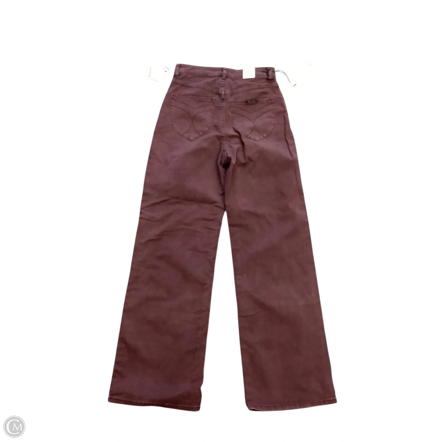 Jeans Wide Leg By Rollas In Purple/brown Denim, Size: 2