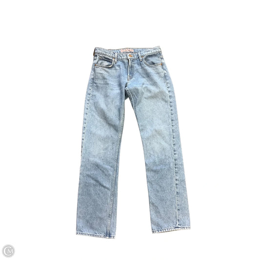 Jeans Straight By Mother In Blue Denim, Size: 6