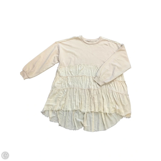 Dress Casual Midi By Oli & Hali In Cream, Size: Xl