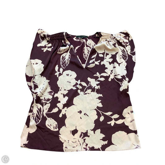 Blouse Sleeveless By White House Black Market In Pink & Purple, Size: L