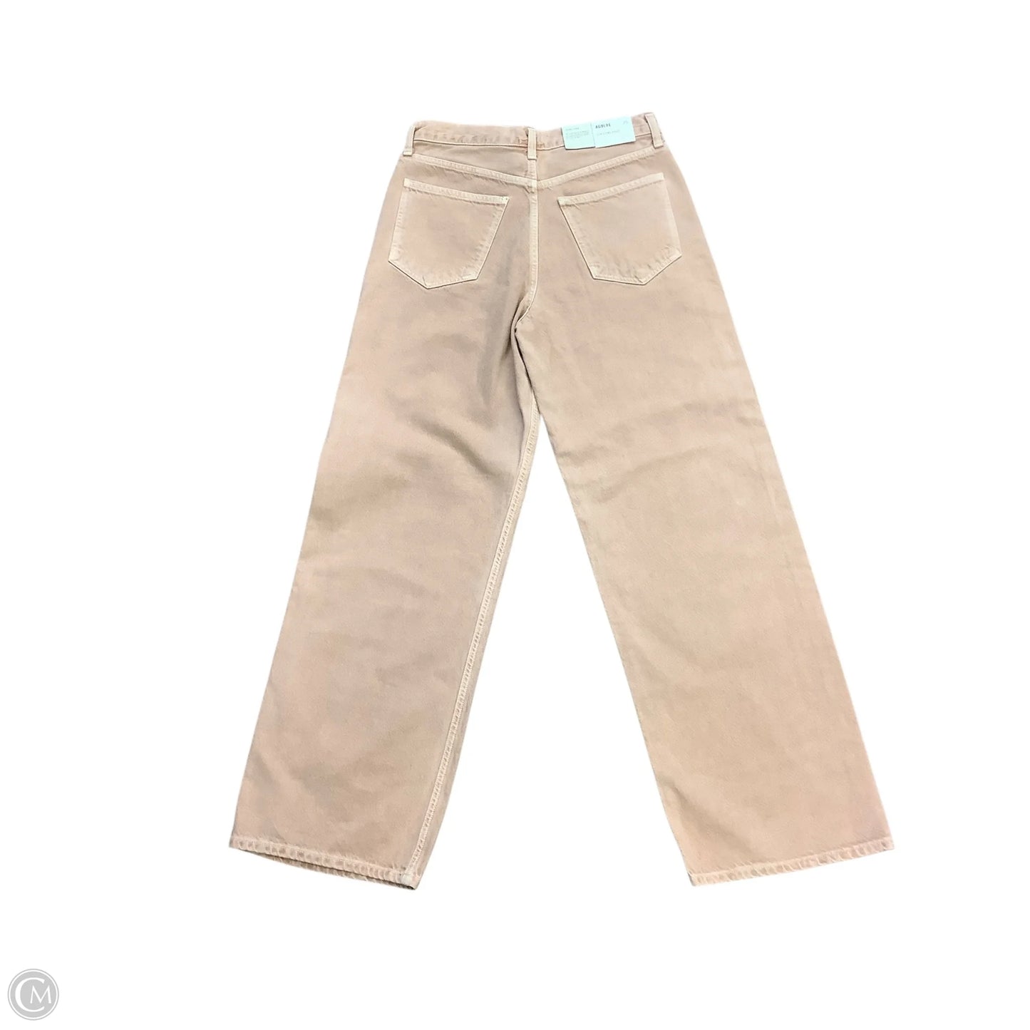 Jeans Wide Leg By Agolde In Tan, Size: 2 (25)