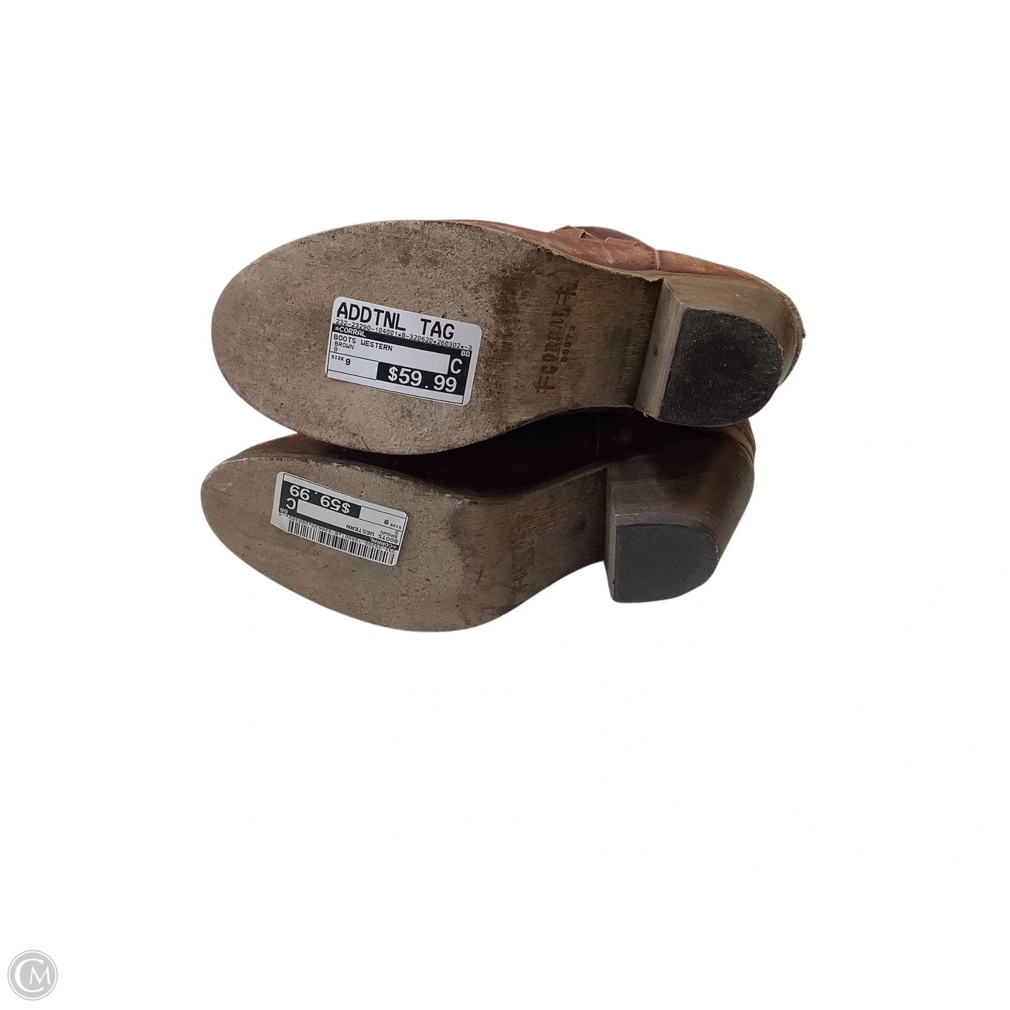 Boots Western By Corral In Brown, Size: 9