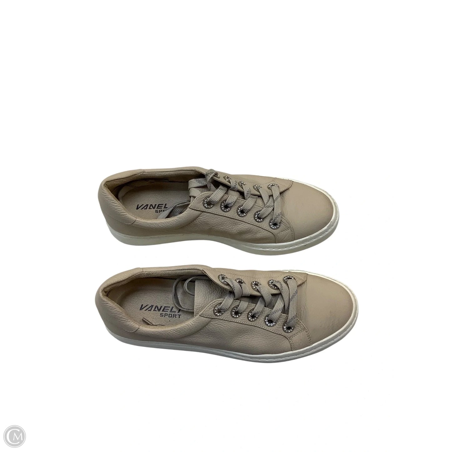 Shoes Sneakers By Vaneli In Tan, Size: 9