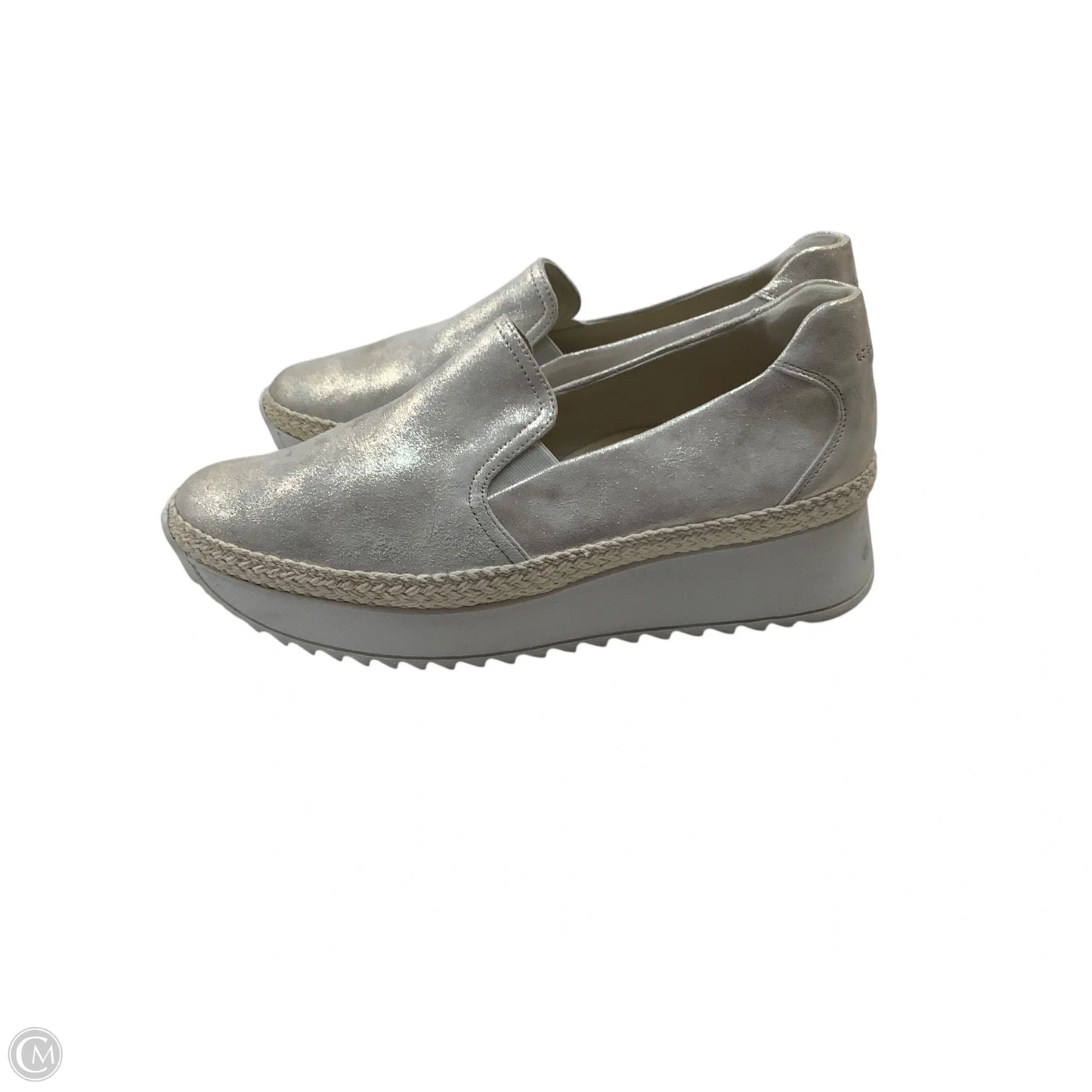 Shoes Flats By Paul Green In Silver, Size: 8.5