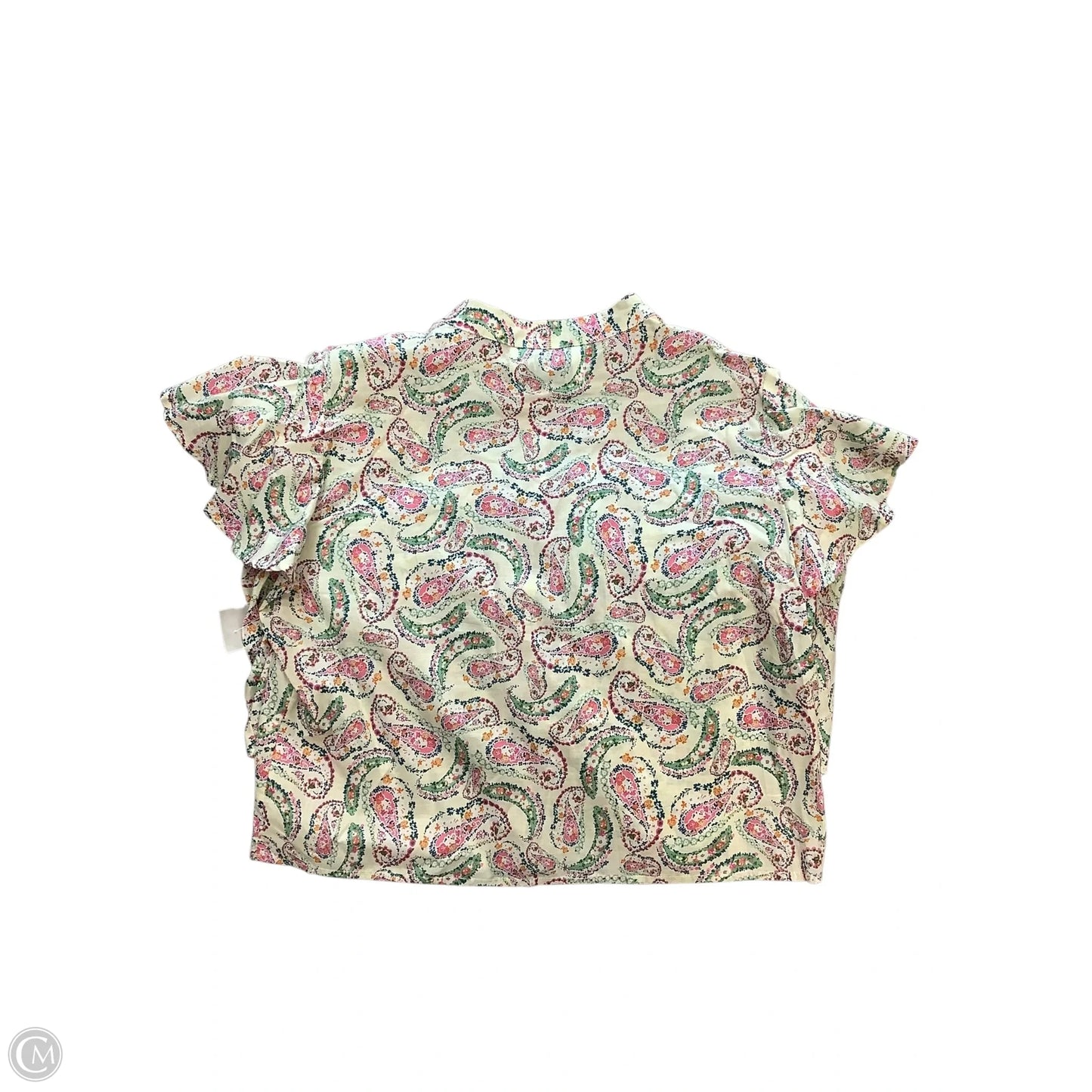 Top Long Sleeve By Clothes Mentor In Cream, Size: S