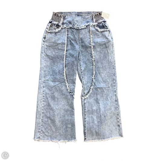 Jeans Wide Leg By Clothes Mentor In Blue Denim, Size: S