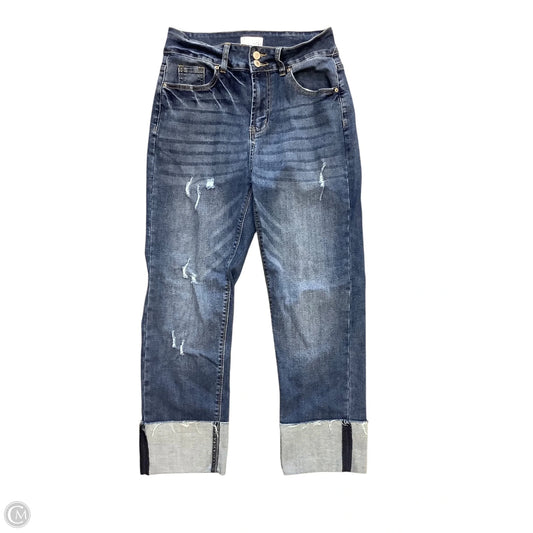 Jeans Straight By Clothes Mentor In Blue Denim, Size: 6