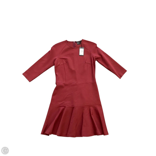 Dress Casual Midi By Armani Exchange In Maroon, Size: M