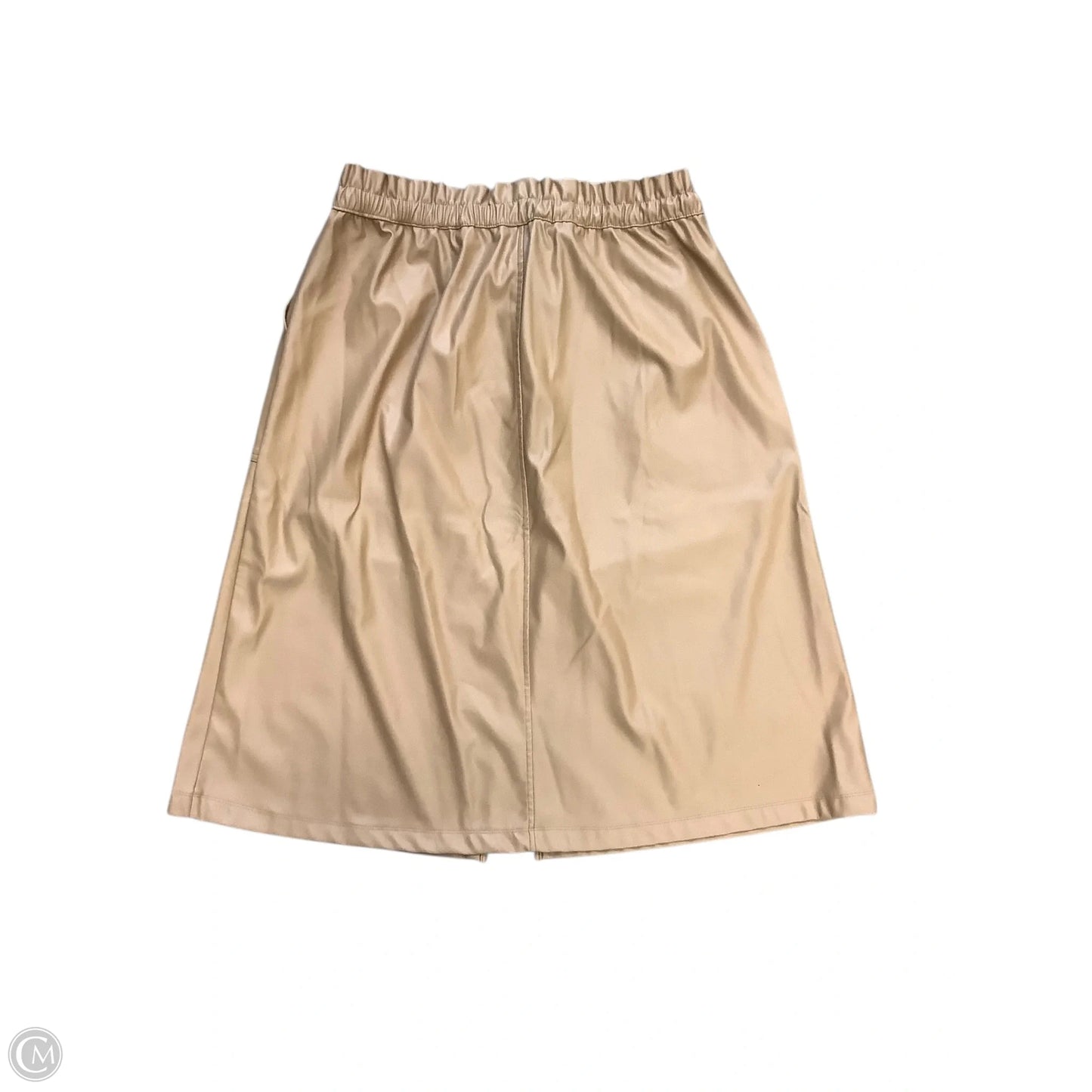 Skirt Midi By Ava & Viv In Tan, Size: 1x