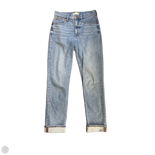 Jeans Straight By Madewell In Blue Denim, Size: 4l