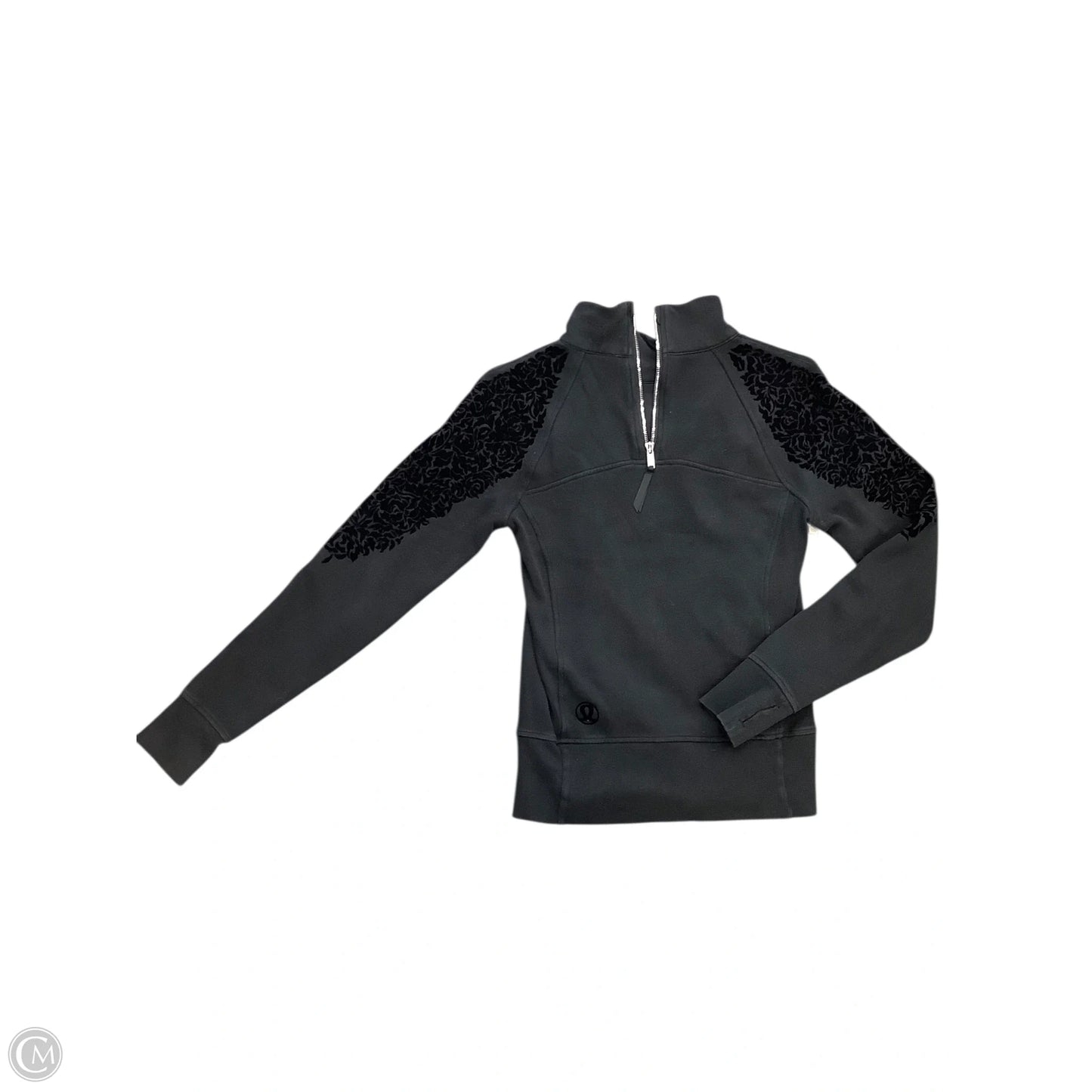 Athletic Sweatshirt Collar By Lululemon In Black, Size: S/4