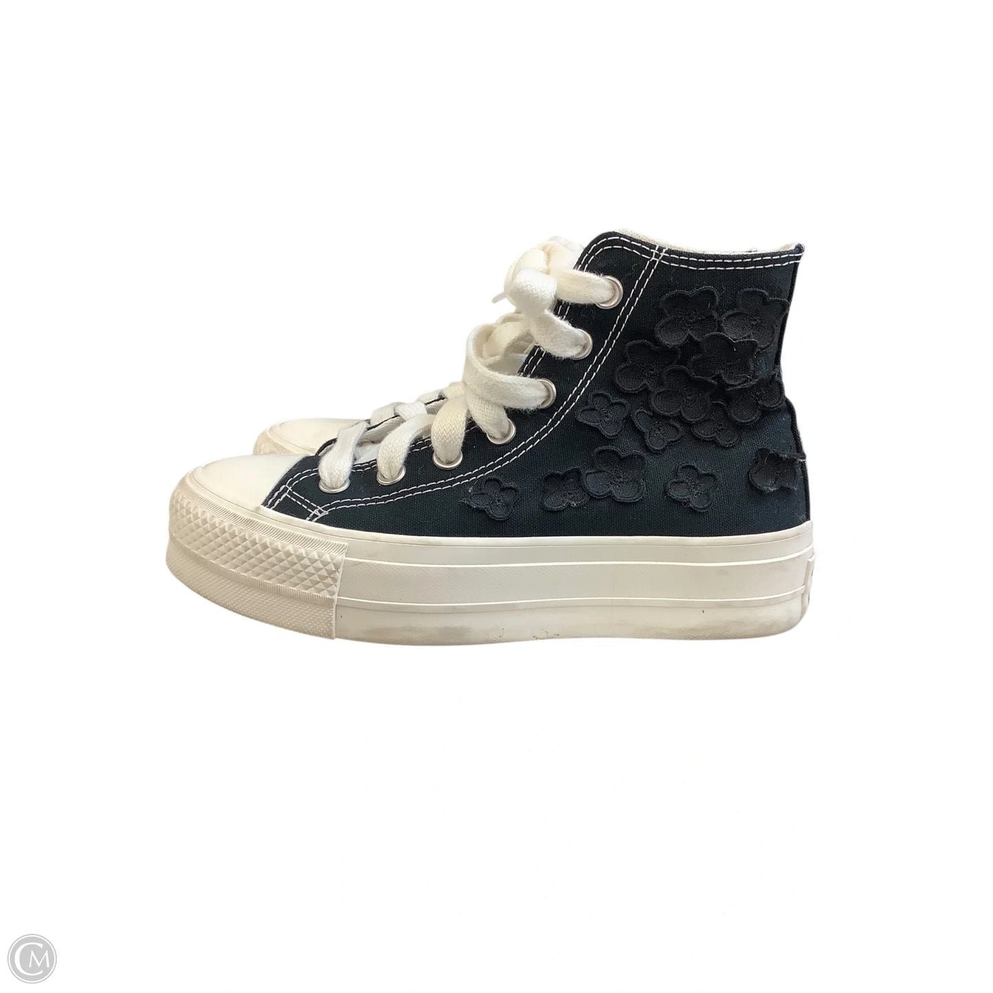 Shoes Sneakers Platform By Converse In Black, Size: 5.5