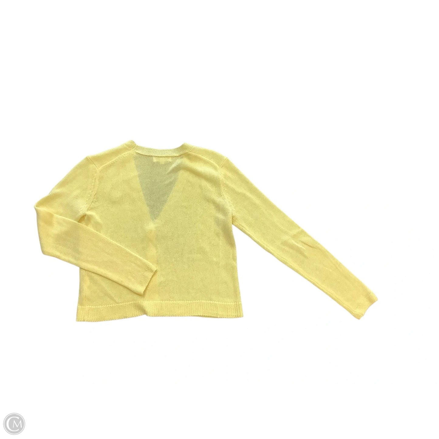 Cardigan By Max Studio In Yellow, Size: Xs